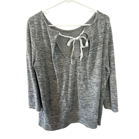 Market and Spruce Pullover Sweater ties in back Size Medium - Picture 2 of 11